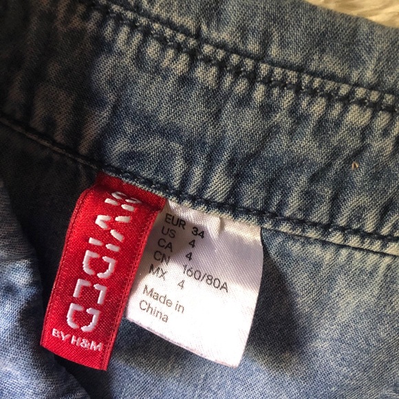 H&M Denim Vest With Studs - Picture 4 of 4